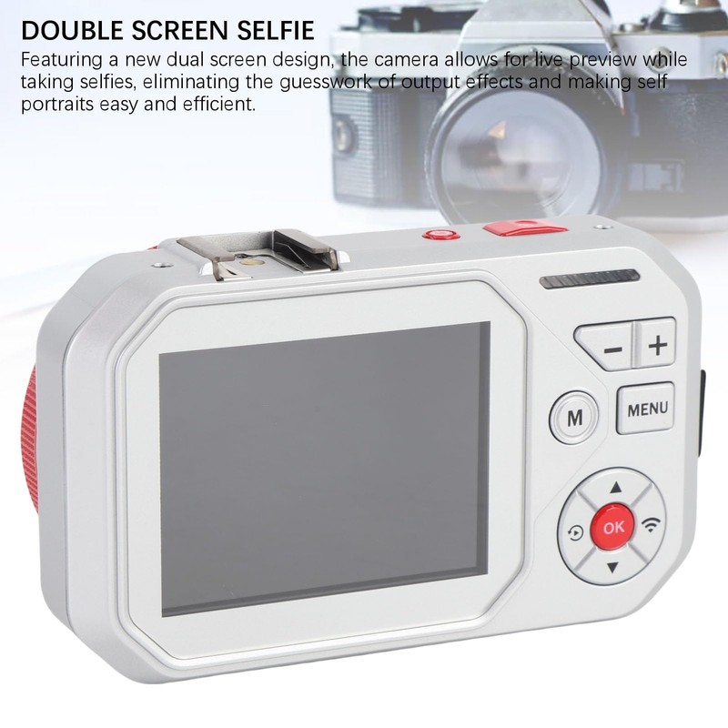 64MP Digital Camera for Vlogging & Photography, 4K Video 18X