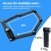 Auto Care Bike Fold Code Lock, 35 Inch Thickened Alloy