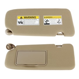 PEVAST Left Driver Side Sun Visor for Honda CRV CR-V 2017 2018 2019 2020 2021 2022 Wireless Sunvisor Replacement 83280TLAP51(Beige)