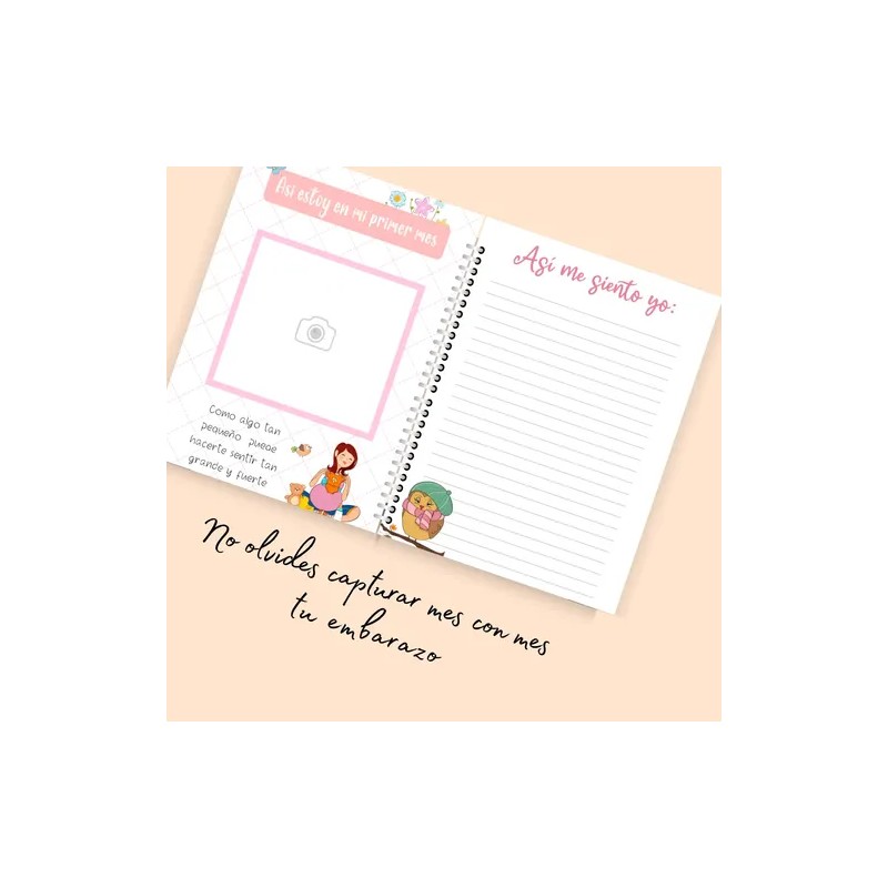 Planner De Embarazo, Diario De Embarazo, Agenda Prenatal.
