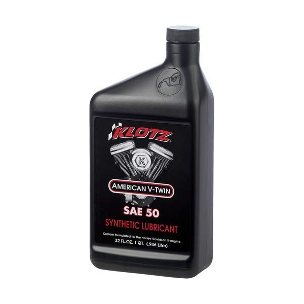 KLOTZ 1 Quart 50 WT Straight Weight V-Twin Synthetic Lubricant