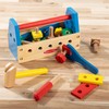 Melissa & Doug Take-Along Tool Kit Wooden Construction Toy (24