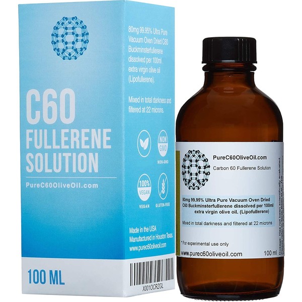 PureC60OliveOil C60 Organic Olive Oil 100ml / 3.4 Fl Oz