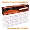 STAR-SPANGLED 11” Motion Sensor Lights Indoor AA Battery Operated, Stick