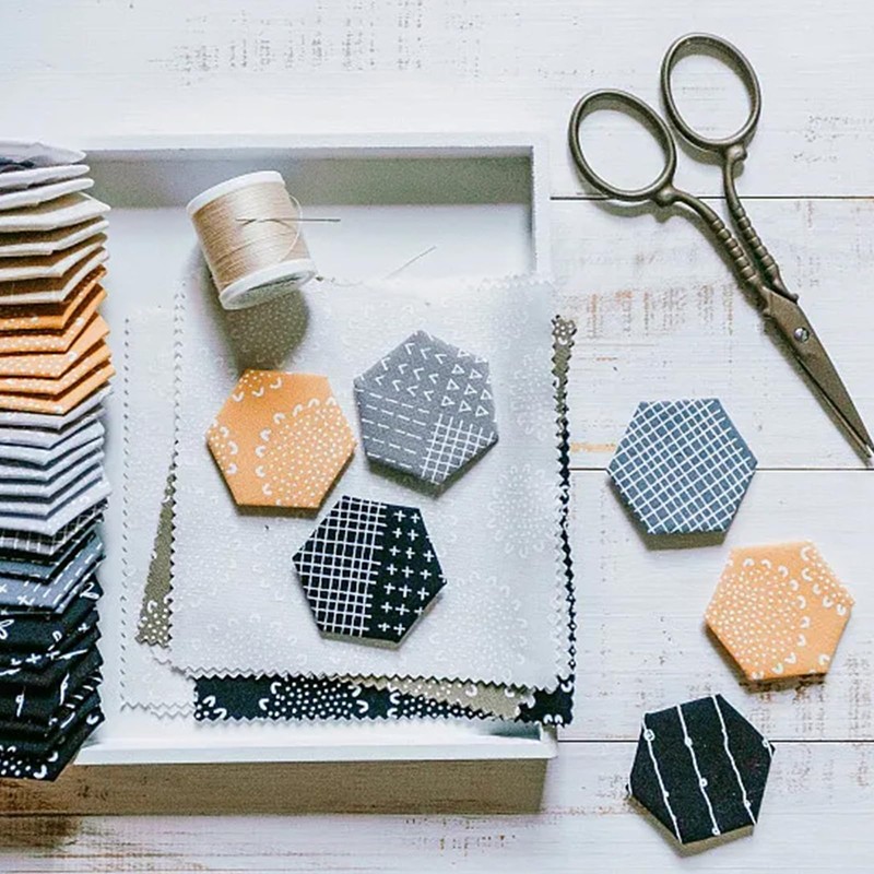 Patchwork Paper Piecing Kit Supplies 6 Shapes Acrylic Patchwork Templates