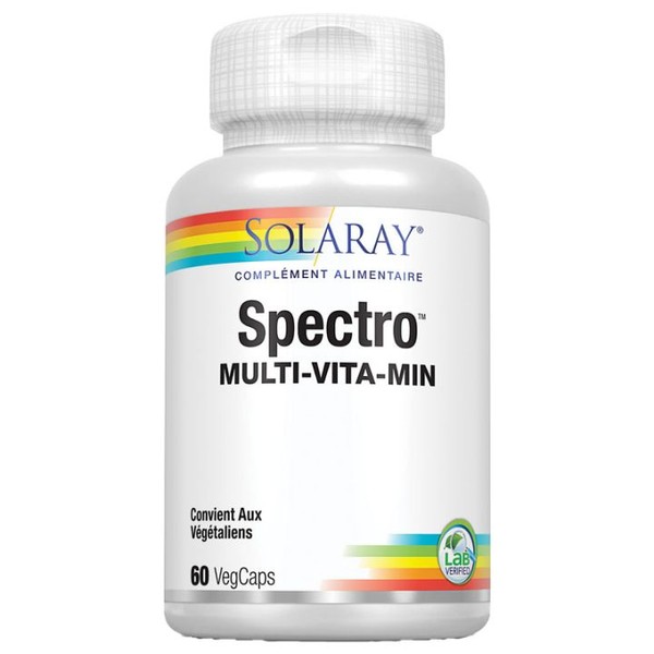 Solaray Spectro Multivitamin 60 gélules végétales