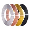 BENECREAT 20 m 4 Colours Aluminium Flat Wire 3 mm