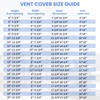 14 x 8 Inch [Duct Opening] Air Vent Covers for