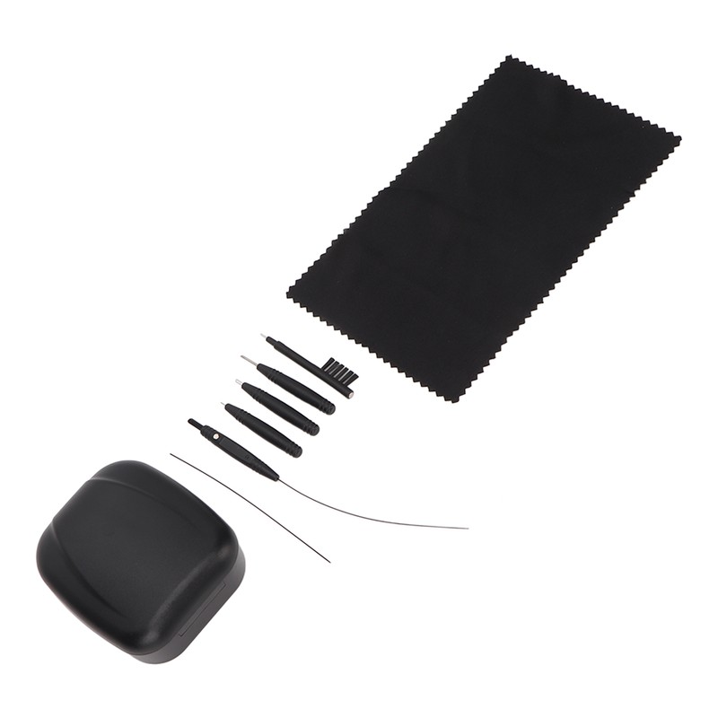 8pcs Hearing Amplifier Cleaning Kit Portable Hearing Amplifier Cleaning Tool