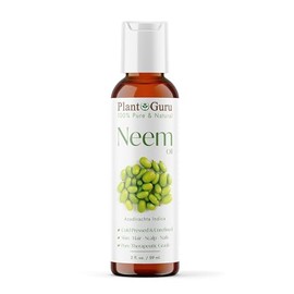 Neem Oil 2 fl. oz. – Unrefined Cold Pressed 100% Pure Natural – Nourishing for Skin, Hair, and Scalp – Hydrating and Moisturizing.