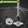 HOPESPANNER 6.89" Fuel Sending Unit and Gauge Kit Boat Fuel