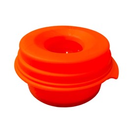 Spill Proof Water Bowl 1/2 Gallon Orange