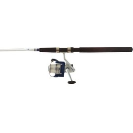 Okuma Fishing TU-902-65 Tundra Combo Spinning Reel, Large, White/Blue