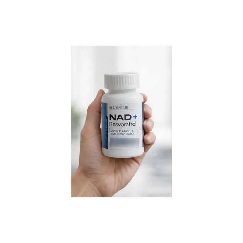 Nad + Resveratrol 2 Piezas 120 Caps Live Nature Antioxidante