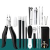 16pcs Pedicure Tools Set Callus Remover Stainless Steel Foot Care