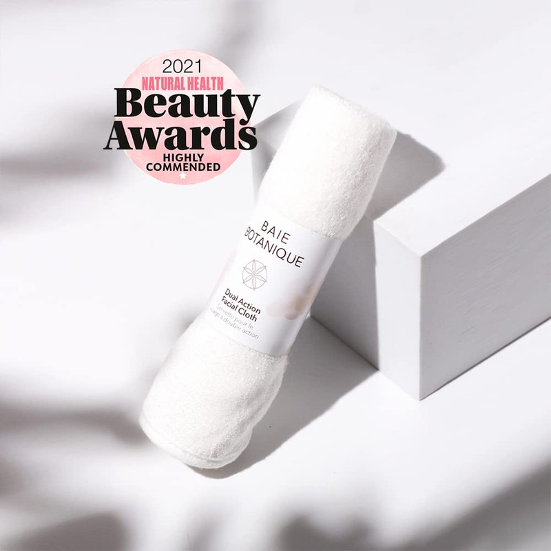 Baie Botanique Dual Action Facial Cleansing Cloth, Luxury Cotton Muslin