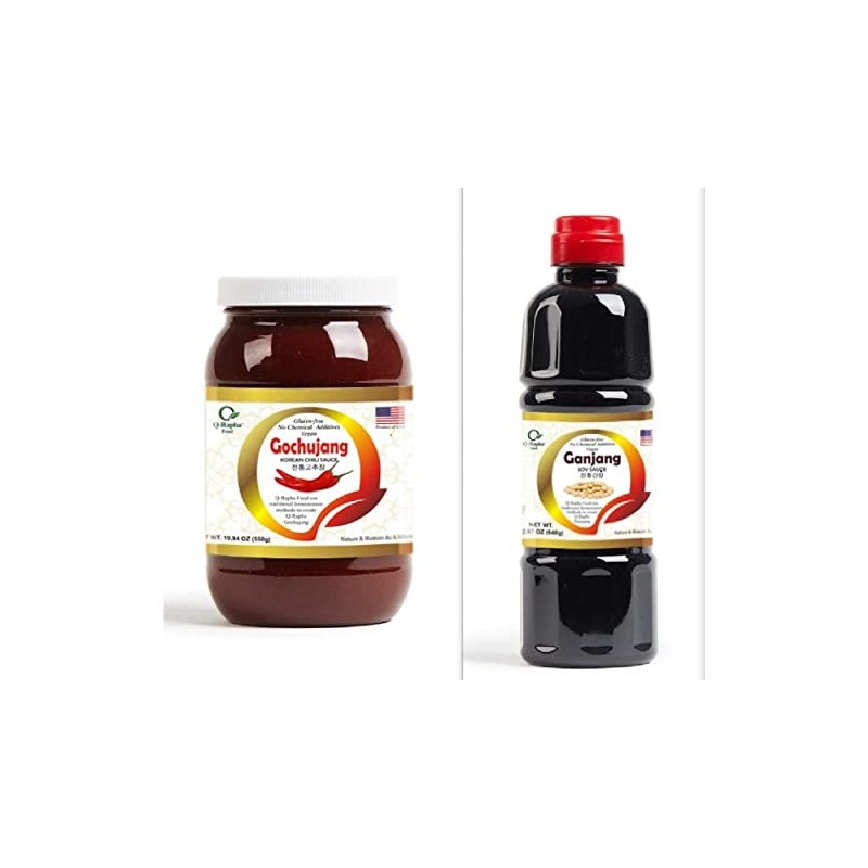 Q-Rapha Premium Korean Gochujang (19.9) and Ganjang (22.9) - 2