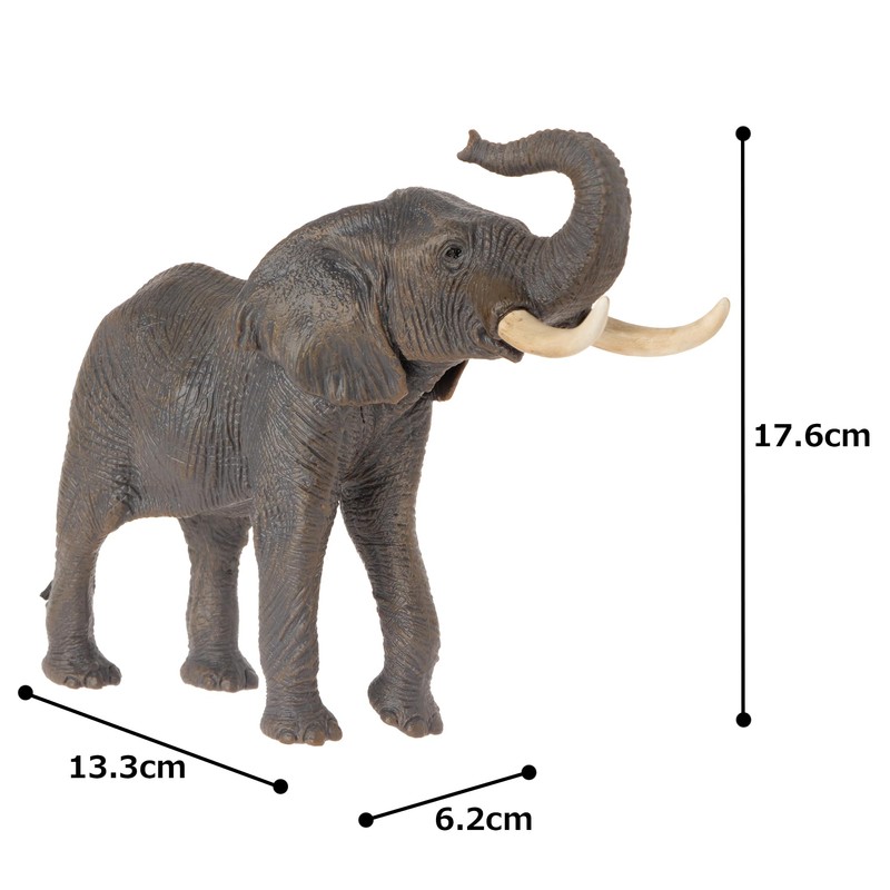 MOJO African Elephant Wildlife Animal Model Toy Figure