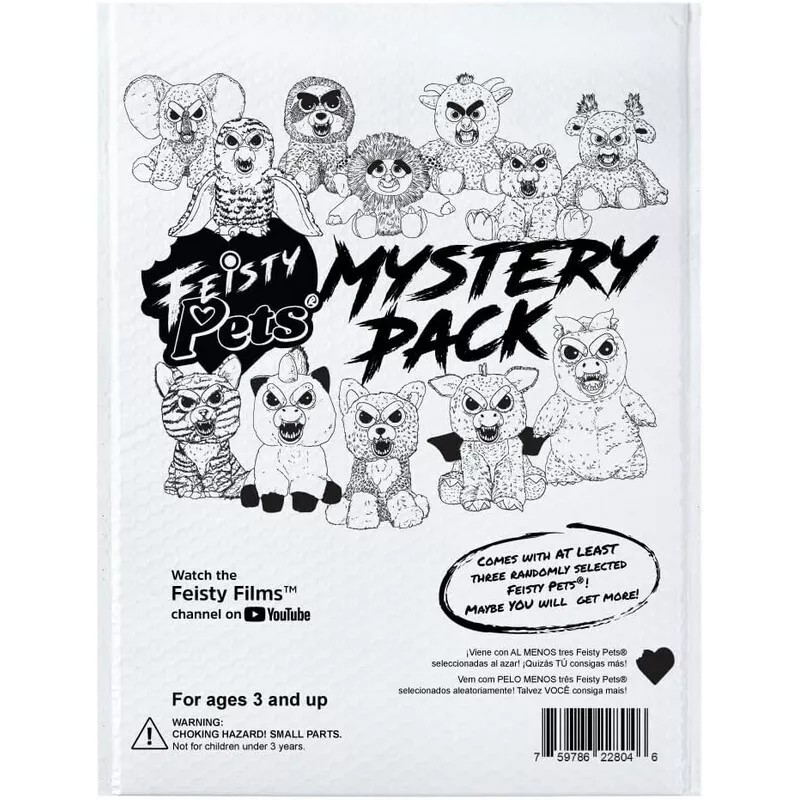 Feisty Pets Mystery Pack - 3 or More Randomly Selected