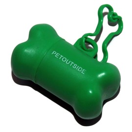 petoutside 1020 Dog Pet Waste Poop Bags 51 Refill Rolls Green FREE Dispenser Petoutside USA