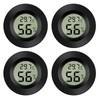 ZHITING Hygrometer Indoor Mini LED Digtal Temperature Humidity Meter for