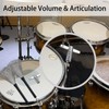 CashBeat 2-Pair Retractable Drum Brushes Wire Nylon with Drum Tuning