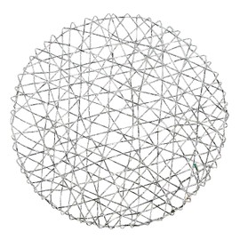 Silver Metallic String Placemats - 6 Pieces