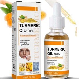 Turmeric Oil Facial Serum - Helps to Minimize the Appearance of Spots, Contributes to a Brighter Complexion, and Provides Moisture. Suitable for all Skin Types (10ML)