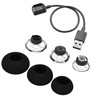 TraderPlus 3 Pack Replacement Earbuds Gels & Charge Cable for