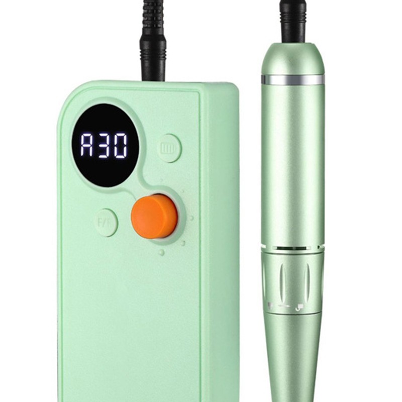 UV101 Nail Drill Machine LED Screen 0‑30000RPM Potable Nail Grinding