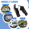 Wadoy RV Rain Gutter Spouts 2 Right & 2 Left,