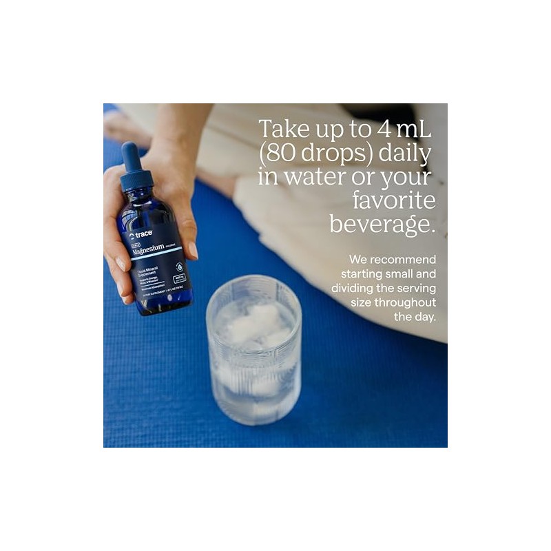 Trace Minerals | Liquid Ionic Magnesium, 400 mg, 4 Oz