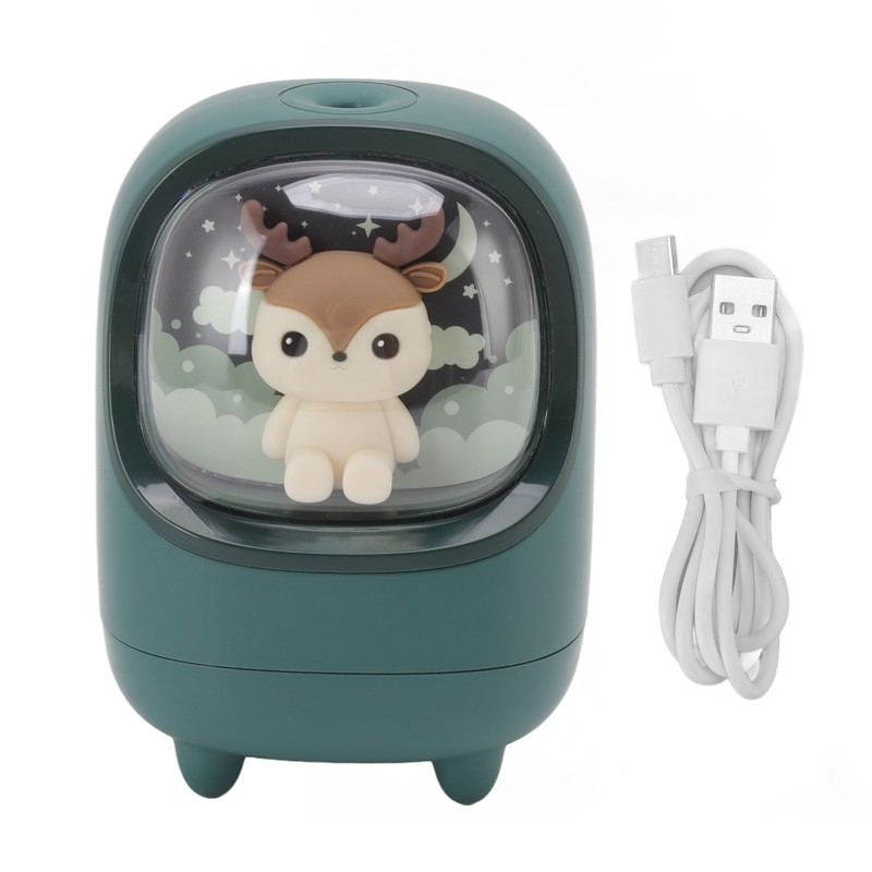 350ml Mini Mist Humidifier Cute Space Capsule Pet Shaped USB