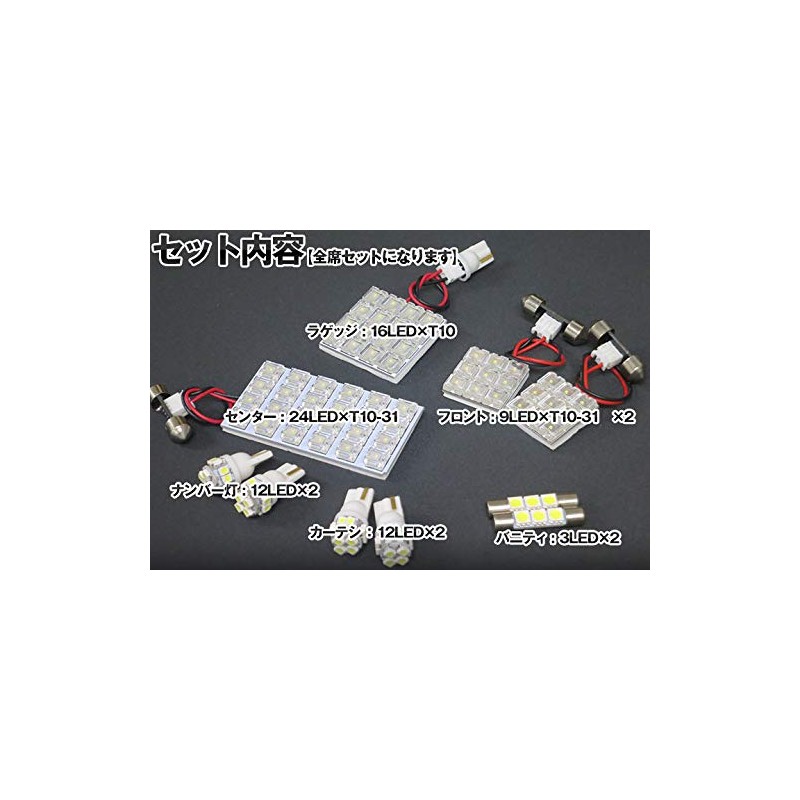 regasixitu-ringuwagon BR Series Luxury LED room lamp 10 Pcs Set