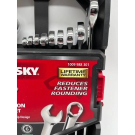 Husky BITE Metric Combination Wrench Set (10-Piece)