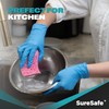 [200 Pack] SURESAFE Blue Small Nitrile Gloves, 3.5 Mil, Powder