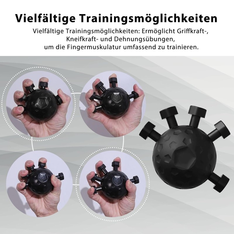 1 x Hand Trainer, Finger Trainer, Stress Relief Ball Toy,