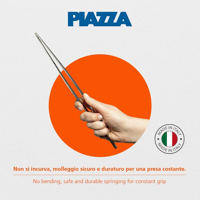 Piazza Feder Präzision Edelstahl cm 30 Zubehör Pfannen