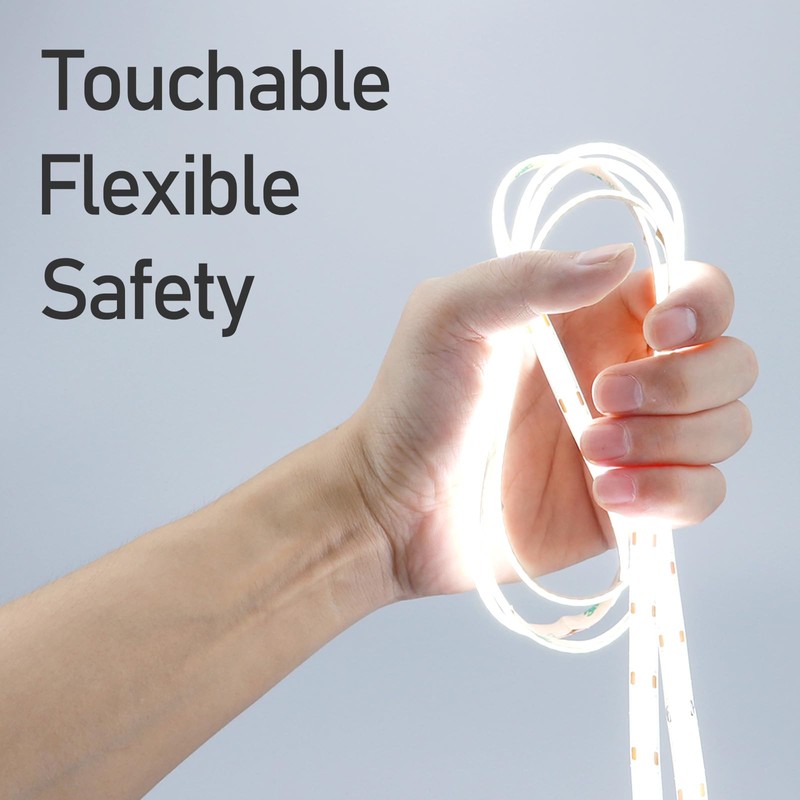 GOMING 24V CCT Tunable White COB LED Strip Lights 2700-6500K