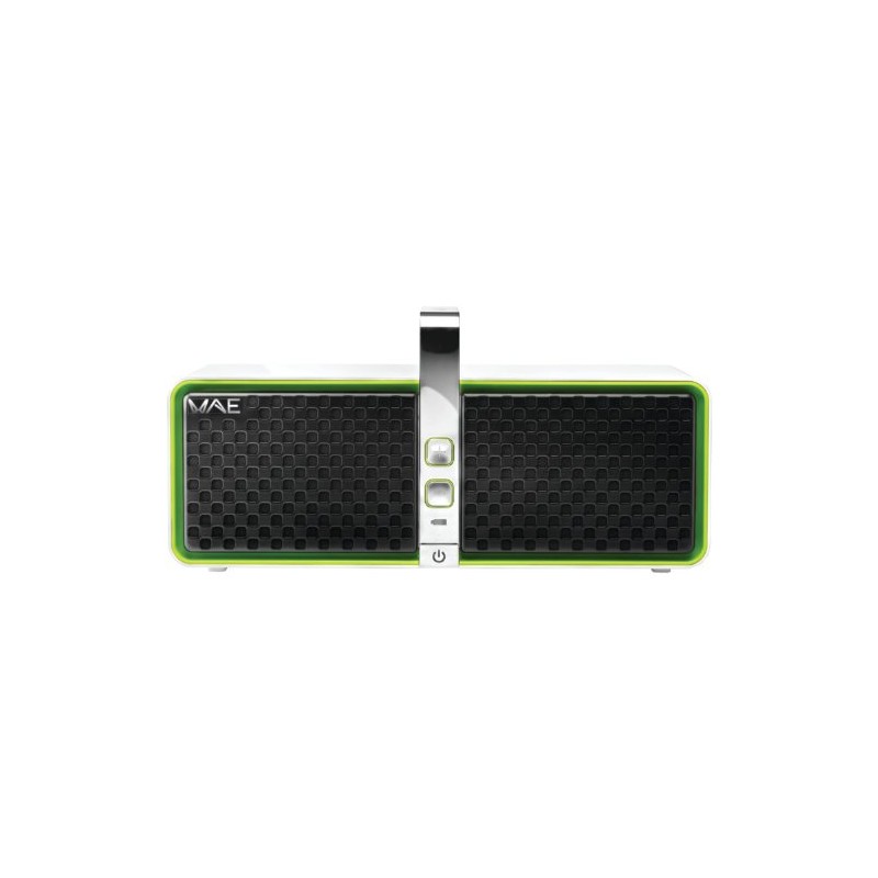 Hercules Wireless Bluetooth Speaker (White/Green)