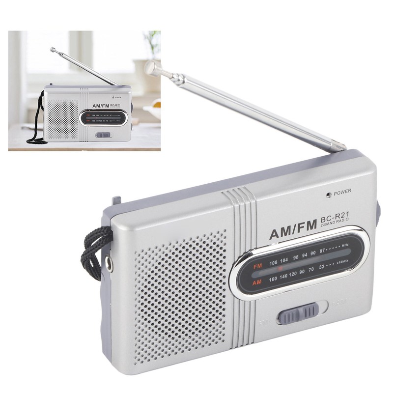 Universal Portable AM/FM Mini Radio Stereo Speakers Receiver Music Player