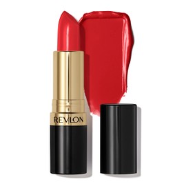 Revlon Super Lustrous Lipstick, Creamy Formula For Soft, Fuller-Looking Lips, Moisturized Feel, Love That Red (725), 0.15 oz