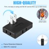 Romeda 3 Pack AC Flat Wall Outlet Extender Flat Plug