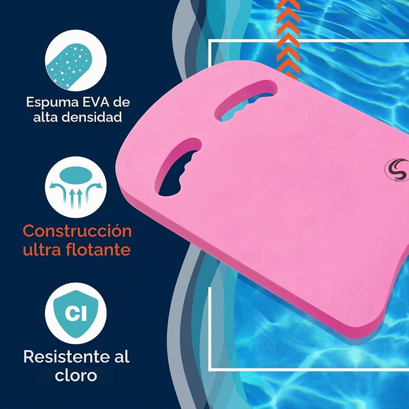 Sunlite Sports Swimming Kickboard, Training Aid Float for Swimming and