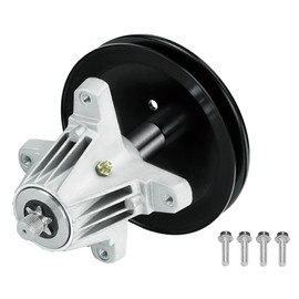 Dibanyou Deck Spindle Assembly with Pulley for MTD 618-06989 918-06989 Troy-Bilt TB46 T1500 T1600 T1900 LT 4600 CLT46CVT 46 inch Deck Mower