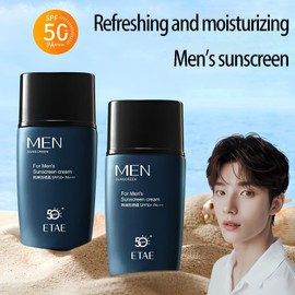 HOUSN Uv Sonnenschutz Lsf 50 F??R M?Nner,Sonnencreme Gesichtscreme M?Nner,Herren Sunscreen Face Spf 50,Mit Vitamin E,F??R Empfindlicher Haut Und Sonnenallergie, Lsf 50+, 45g