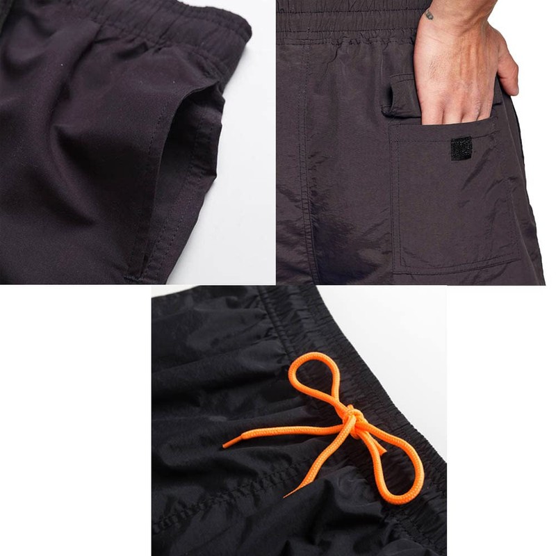 Ougelebo Swimming Trunks Men's Quick-Drying Beach Shorts with Mesh Lining,
