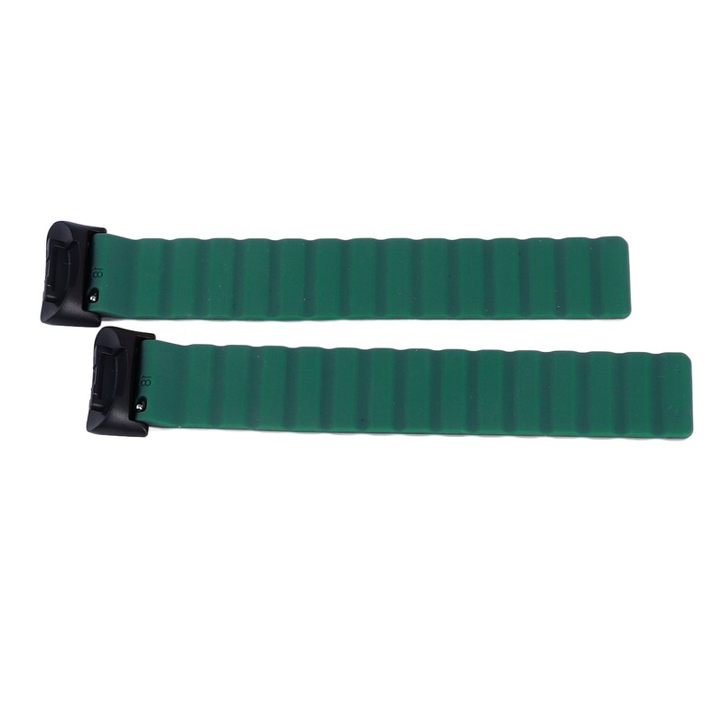2pcs Watch Bands Professional Silicone Strap Strong Magnetic Snap Replacement