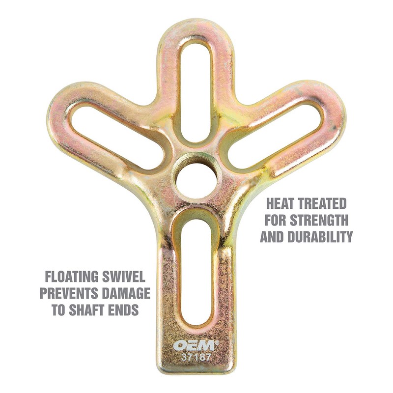 OEMTOOLS 37187 Harmonic Balancer Puller Kit - Heat-Treated Steel Puller