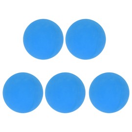 QANYEGN 5pcs 6cm Bouncy Ball, Rubber Hand Exercise Balls Wall Ball for Kids for Swimming Pools Beaches (Blue)